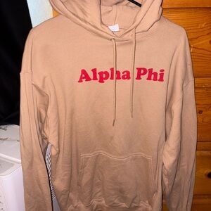 Alpha Phi Tan Hoodie for Men